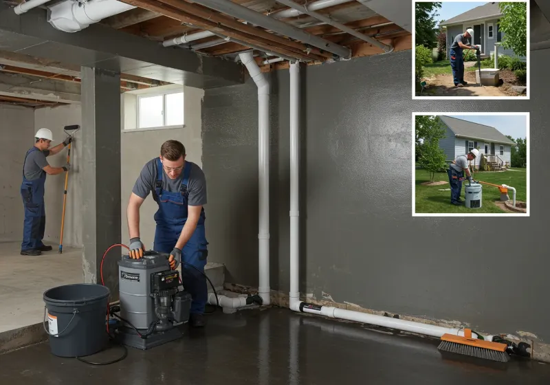 Basement Waterproofing and Flood Prevention process in Cramerton, NC